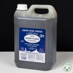 Savon noir liquide multi-usages huile d'olive - Marius Fabre - 5L