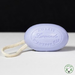 Organic donkey milk rope soap - Lavender