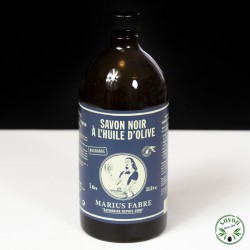 Mehrzweck flüssige schwarze Seife Olivenöl - Marius Fabre - 1L