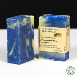 Marbled soap with goat's milk from the Pyrenees - 100g