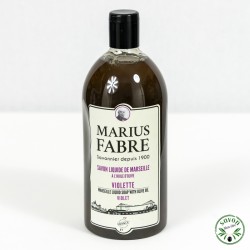 Savon liquide de Marseille Marius Fabre 1L - Parfum Violette