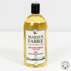 Flüssige Seife von Marseille Marius Fabre 1L - Rosa Duft