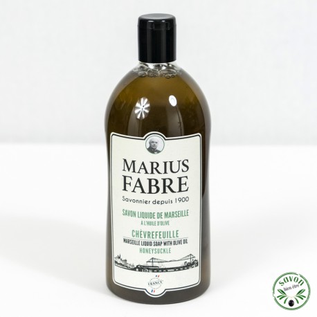 Sabonete líquido de Marselha Marius Fabre 1L - Perfum Chèvrefeuille