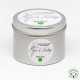 100% natural green tea scented candle