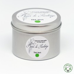Scented candle 100% natural green tea
