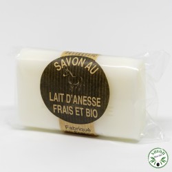 Sabão fresco e biológico de leite de burra enriquecido com manteiga de karité - Nature