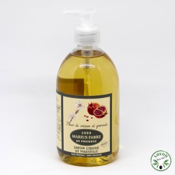 Sabonete líquido de Marselha Marius Fabre 500 ml - flor de cereja e granada