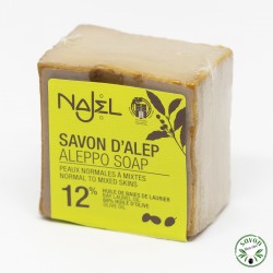 Sopa de alepo Najel 12% de óleo de baga de laurier 170g