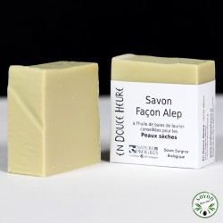 Jabón de Aleppo certificado orgánico por Nature & Progress - 100g