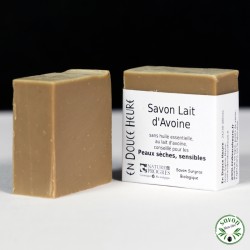 Oat milk soap certified organic by Nature & Progrès - 100g