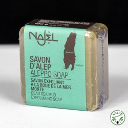 Aleppo soap exfoliating with Mud from the Dead Sea - Najel