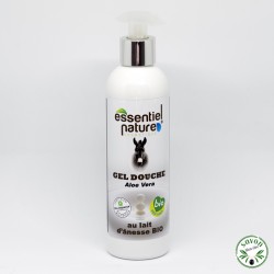 Shower gel with donkey milk and Aloe vera certified organic – 250 ml