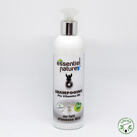 Shampoo with donkey milk and certified organic ProVitamin B5 – 250 ml