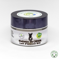 Creme de dia de leite de burro certificado orgânico - 50 ml