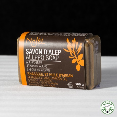 Aleppo Soap Najel at the Argan & Rhassoul Huile 100 gr