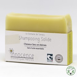 Organic solid shampoo - Dry and damaged hair - without essential oil