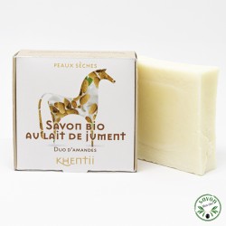 Sabonete 40% leite de égua fresco e orgânico - Amêndoa Duo - Pele seca
