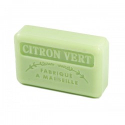 Savon parfumé - Citron vert -  enrichi au beurre de karité bio - 125g
