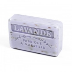 Scented soap - Lavender flowers - enriched with organic shea butter