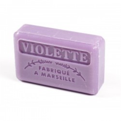 Scented soap - Violet - enriched with organic shea butter