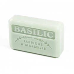 Scented soap - Basil - enriched with organic shea butter