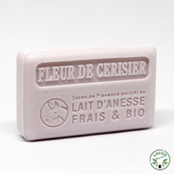 Fresh and organic donkey milk soap – Cherry blossom