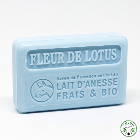 Fresh and organic donkey milk soap – Lotus flower