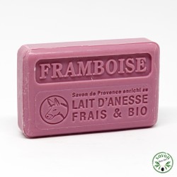 Fresh and organic donkey milk soap – Raspberry
