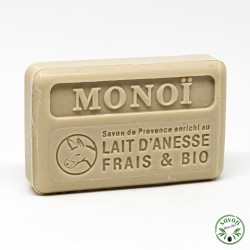 Sabonete de leite de burra fresco e orgânico – Monoï