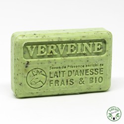 Fresh and organic donkey milk soap – Verbena