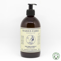 Savon liquide de Marseille -  Zestes d'oranges - Marius Fabre - 500 ml
