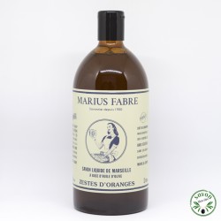 Liquid marseille soap - Orange peels - Marius Fabre - 1L