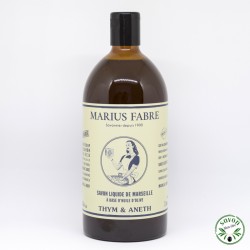 Liquid soap of Marseille - Thyme and Dill - Marius Fabre - 1L