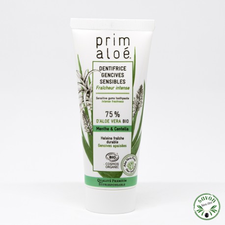 Bio-Aloe-Vera-Zahnpasta – Minze – Prim Aloe