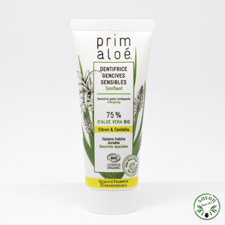 Bio-Aloe-Vera-Zahnpasta – Zitrone – Prim Aloe