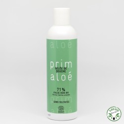 Feuchtigkeitsspendendes pflanzliches Duschgel mit Bio-Aloe Vera – Prim Aloé