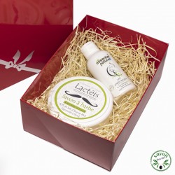 Gift box with organic donkey milk for men
