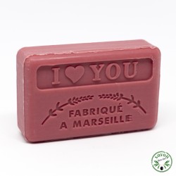 Sabonete perfumado - I Love You - enriquecido com manteiga de karité orgânica 