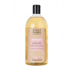 Marseille liquid soap - Pomegranate and Cherry blossom - 1L refill -Marius Fabre