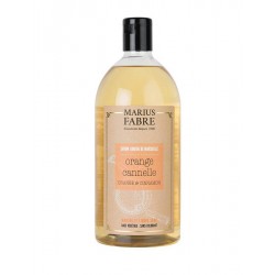 Liquid soap of Marseille - Orange Cinnamon - Refill 1L - Marius Fabre