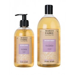Pacote de sabonete líquido Marselha - violeta - Marius Fabre