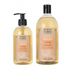 Pack liquid soap of Marseille - orange cinnamon - Marius Fabre