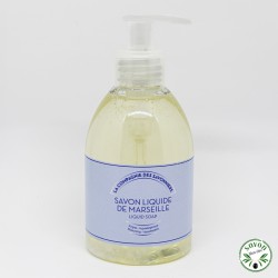 Liquid soap from Marseille, neutral, surgras and hypoallergenic.