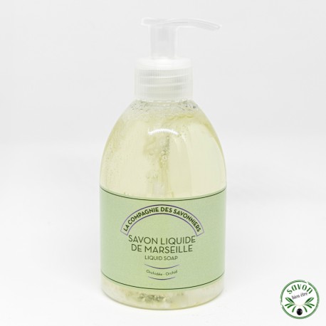 Marseille liquid soap, neutral, supergrass and hypoallergenic.