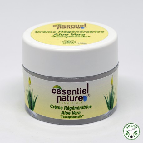 Regenerating cream with aloe vera and shea butter