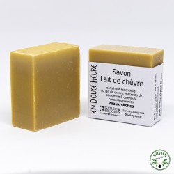 Certified organic goat's milk soap by Nature & Progrès - 100g