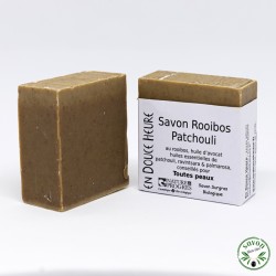 Nature & Progrès zertifizierte Bio-Rooibos-Patschuli-Seife – 100 g