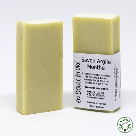 Solid Dentifrice Argile Mint certificata biologica da Natura & Progress