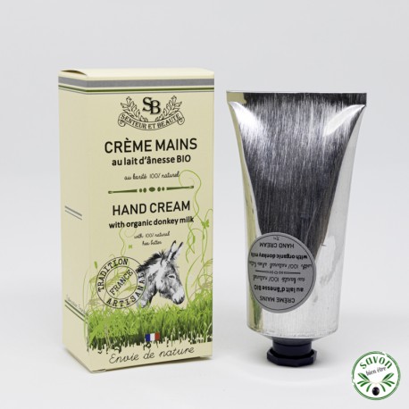 Hand cream with shea butter and donkey milk