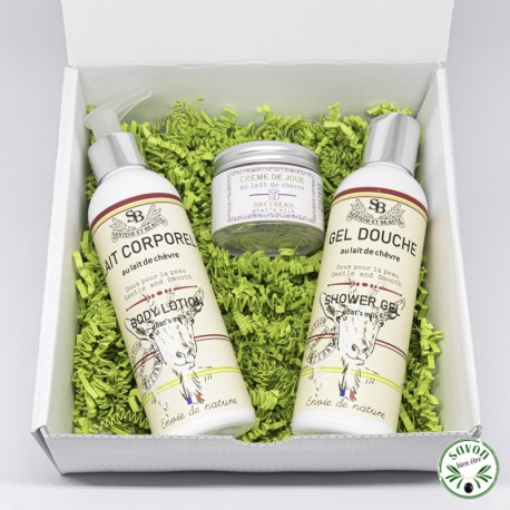 Organic goat's milk gift box